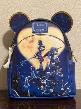 Loungefly Kingdom Hearts Mini Backpack NWT